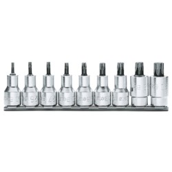 920TX/SB – Juego de 7 vasos de 1/2"" con punta Torx®, en soporte – Be