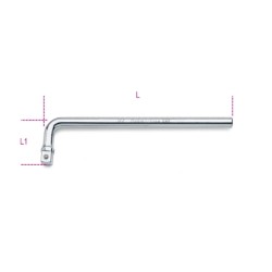 920/44 – Mango acodado de 1/2"", cromado – Beta Tools";