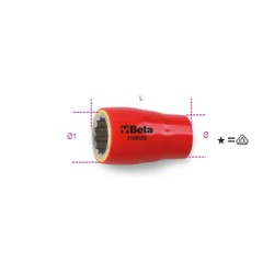 Llaves de vaso poligonales 910MQ/B - Beta Tools