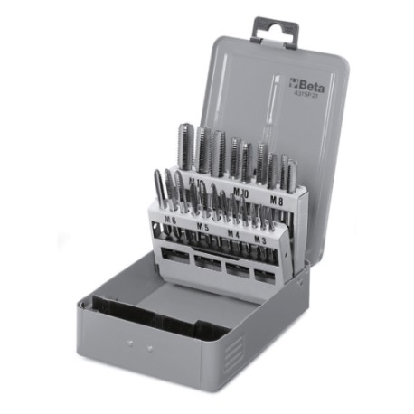 Juego de 7 machos de roscar HSS-CO 5% para agujeros ciegos 431/SP | B