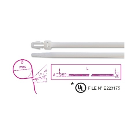 Bridas de nailon de inserción 1748-BP – Beta Tools