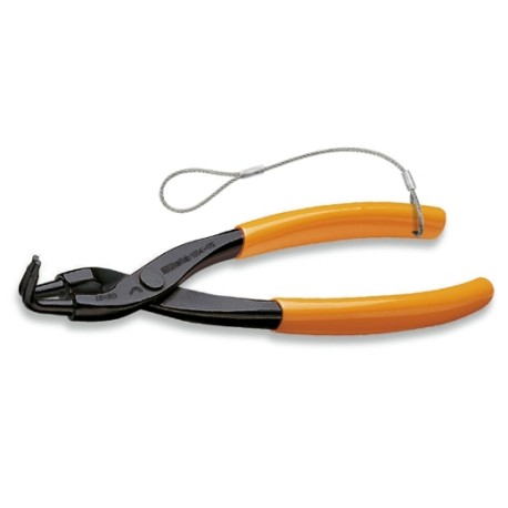 Alicate para retenes interiores de bocas acodadas 90°, con mangos rec