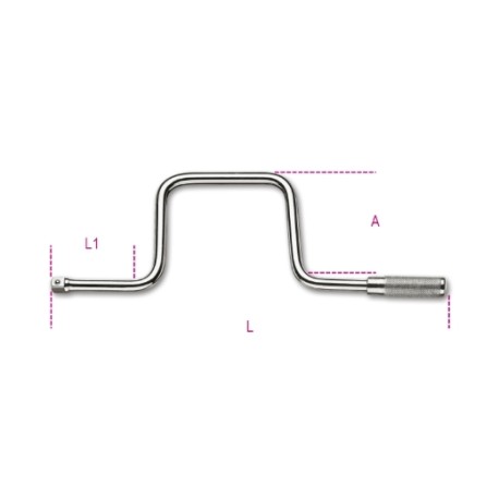 Manivela macho de 3/8"" – Beta Tools";