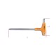 Mango de 1/4"" acodado, con mango cromado – 900T/44";
