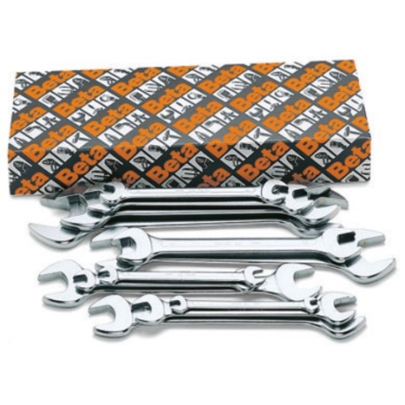 Juego de 12 llaves fijas de dos bocas abiertas (art. 55) 55/S12