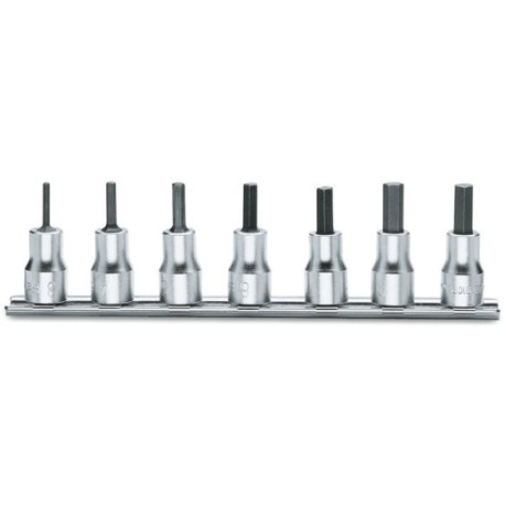 Juego de 7 portabrocas para tornillos de cabeza hexagonal?