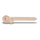 911BA/55 – Carraca simple con cuadrado corredizo de 3/8"" antichispa 