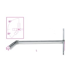 Llaves en T con vaso articulado para bujías de tipo normal 957 – Beta