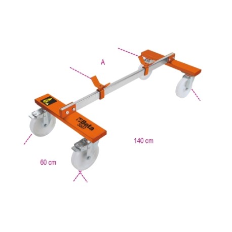 Carro bajo chasis para vehículos sin mecánica delantera/trasera - 800