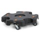 Base para mover ruedas con ruedas de caucho