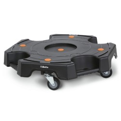 Base para mover ruedas con ruedas de caucho