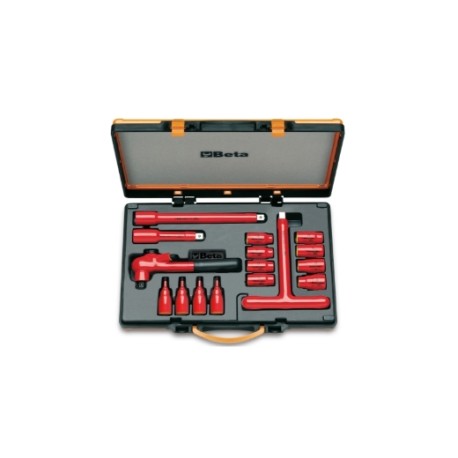 Surtido de 8 vasos poligonales y 4 accesorios – Beta Tools