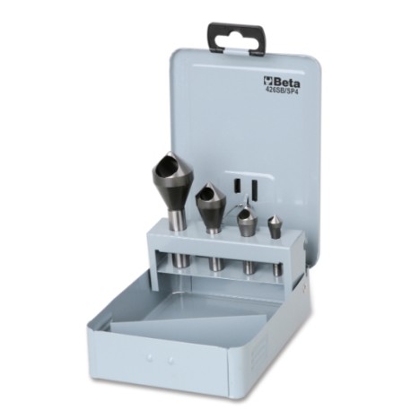 Juego de fresas HSS TiN de 3 filos para desbaste y entallado | Beta T