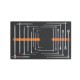 Llave en T con vaso hexagonal y tres extremidades Allen M65 MV65