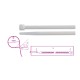 Bridas de nailon color natural 1748-BV2 – Beta Tools