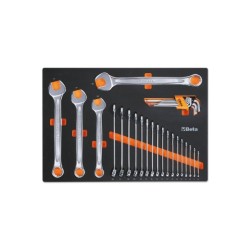 Termoformado de espuma con llaves combinadas y llaves Allen acodadas 