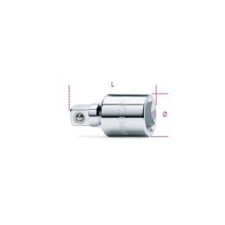 920/15 – Adaptador con cuadrado hembra de 1/2"" y macho de 3/8"", cro