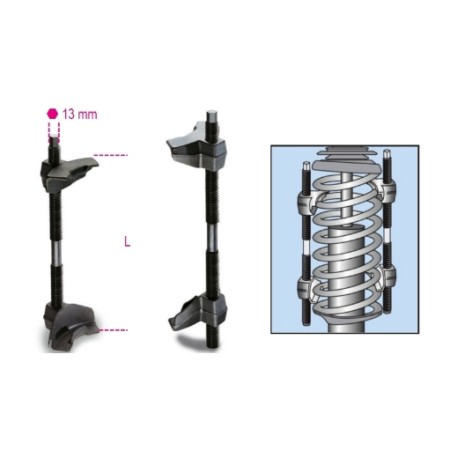 Pareja de Compresor para Muelles de Amortiguadores – Herramienta Prof