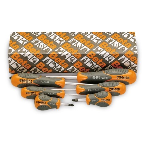 Juego de 6 destornilladores Pozidriv®-Supadriv® BetaMax – Beta