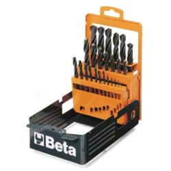 Juego de 25 brocas HSS helicoidales laminadas | Beta Tools