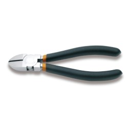 Alicates de cortantes diagonales, cromados, mangos recubiertos con 2 capas de PVC antideslizantes 1082 160