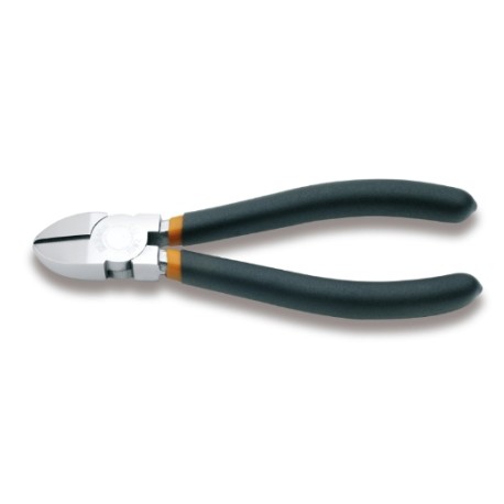 Alicates de cortantes diagonales, cromados, mangos recubiertos con 2 capas de PVC antideslizantes 1082 160