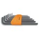 Juego de llaves Allen largas acodadas 96L/SP8 de Beta Tools