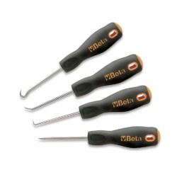 Juego de 4 agujas de precisión con mango