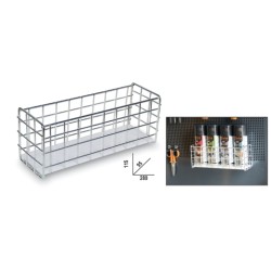 Cesta portafrascos de pared