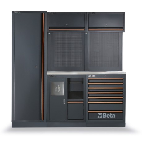 Combinación de mobiliario para taller C45PRO 2.0