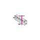 Soporte para 6 llaves macho en T, de chapa