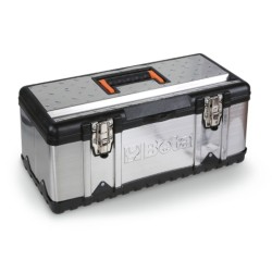 Caja CP17 acero inoxidable y plástico con bandeja – Vacía y ligera