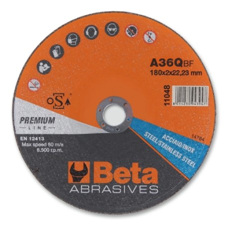 Disco abrasivo de corte para acero 26809 – Beta Tools