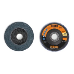  Disco de láminas con tela abrasiva de circonio 11216A – Beta Tools