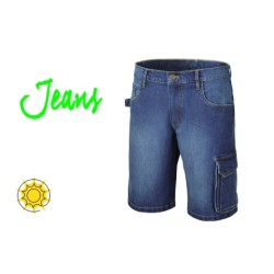 Bermuda vaquera de trabajo de tejido elástico 7529 – Beta Tools