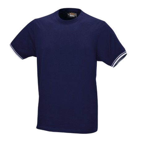 Camiseta de trabajo azul 150 g/m²