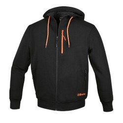 Sudadera con cremallera larga, con capucha 7665N