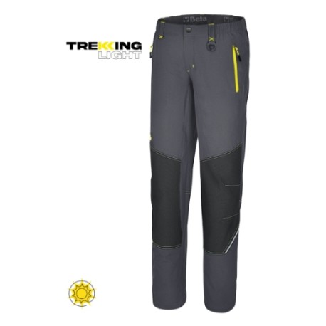 Pantalón ligero de trabajo tipo trekking de tejido elástico