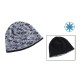 Gorro de invierno con forro polar reversible (doble cara)