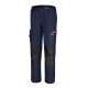 Pantalón de trabajo multibolsillos de tejido elástico 7818BL