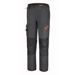 Pantalón de trabajo multibolsillos, gris 7818G