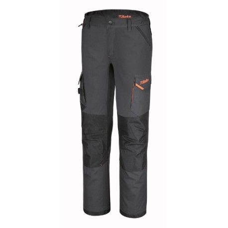 Pantalón de trabajo multibolsillos de tejido elástico 7818G