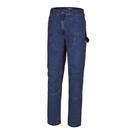 Pantalón vaquero de trabajo elástico azul denim