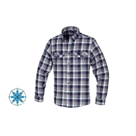 Camisa de cuadros de franela 7545F