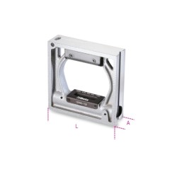  Nivel de precisión con marco de hierro fundido y bases prismáticas