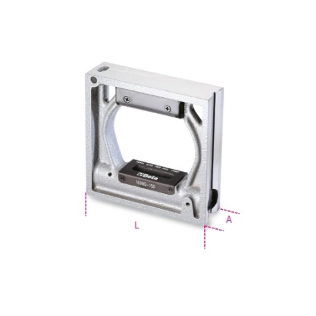  Nivel de precisión con marco de hierro fundido y bases prismáticas