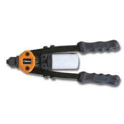 Remachadora compacta con 3 garras y depósito portavástagos