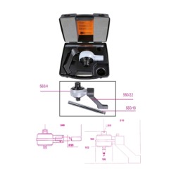 Multiplicador de par con pie de reacción 560/C4+ | Beta Tools