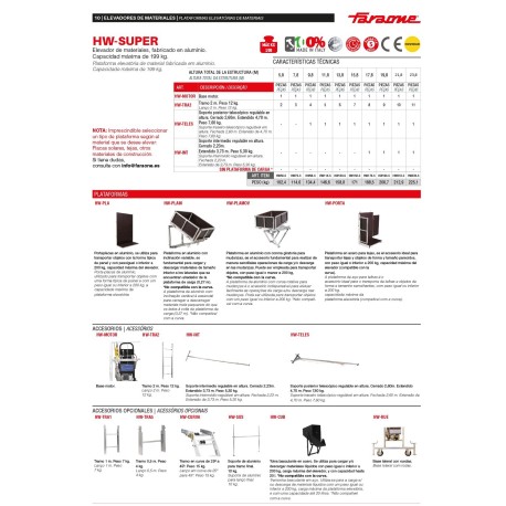 HWSUPER | Elevador de materiales en tejados,Elevador de materiales e