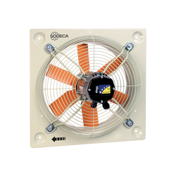 Ventiladores helicoidales murales HEP con motor IP65 y hélice reforza